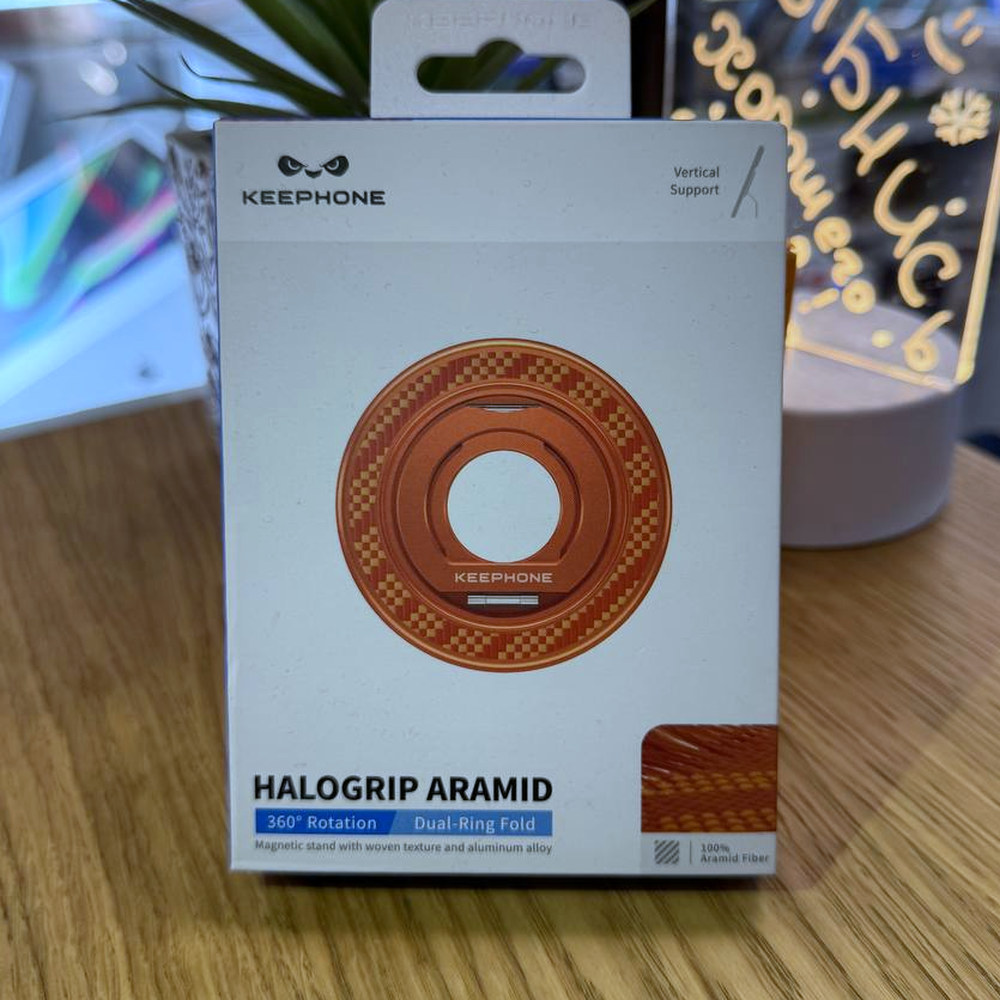 Кольцо-держатель Keephone Halogrip Aramid